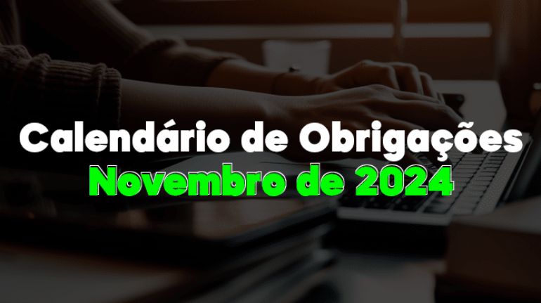 Banner - Calendário de Obrigações - Novembro